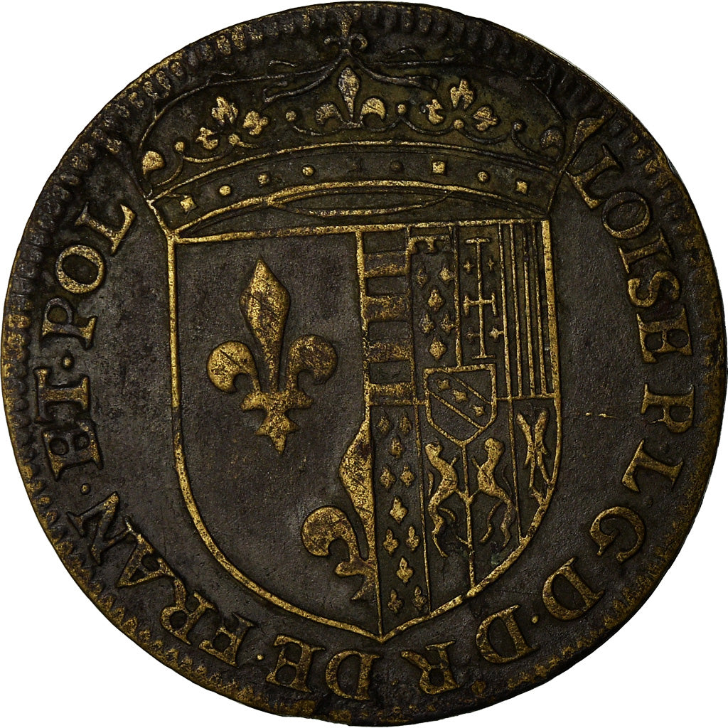 Frankreich, Token, Louise de Lorraine, Reine de France, History, 1576, SS
