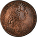 France, Token, Louis XIV, Trésor Royal, History, 1675, VF(20-25), Copper