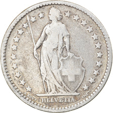 Coin, Switzerland, 2 Francs, 1875, Bern, VF(20-25), Silver, KM:21