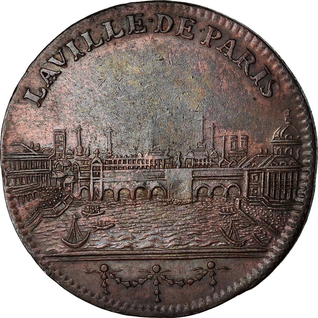 France, Token, Louis XIV, Administration Municipale de Paris, History