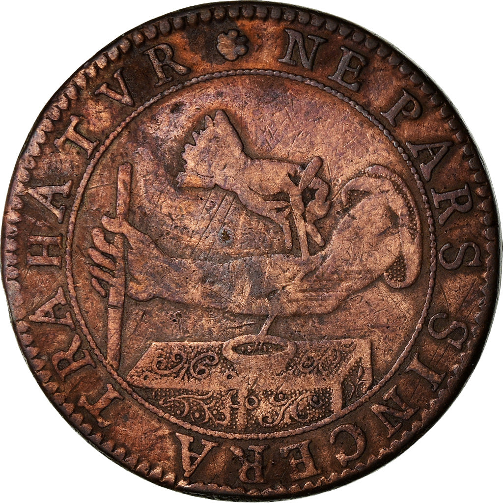 France, Token, Louis XIV, Ecole de Chirurgie, History, 1635, VF(30-35), Copper