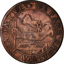 France, Token, Louis XIV, Ecole de Chirurgie, History, 1635, VF(30-35), Copper