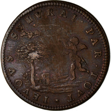 Frankreich, Token, Louis XIV, Amour, Jeton de Galanterie, History, S+, Kupfer