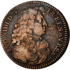 France, Jeton, Louis XIV, Cour des Monnaies de Paris, History, 1670, TB, Cuivre