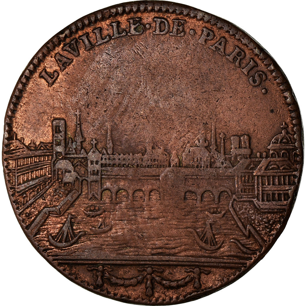 France, Token, Louis XIV, Administration Municipale de Paris, History