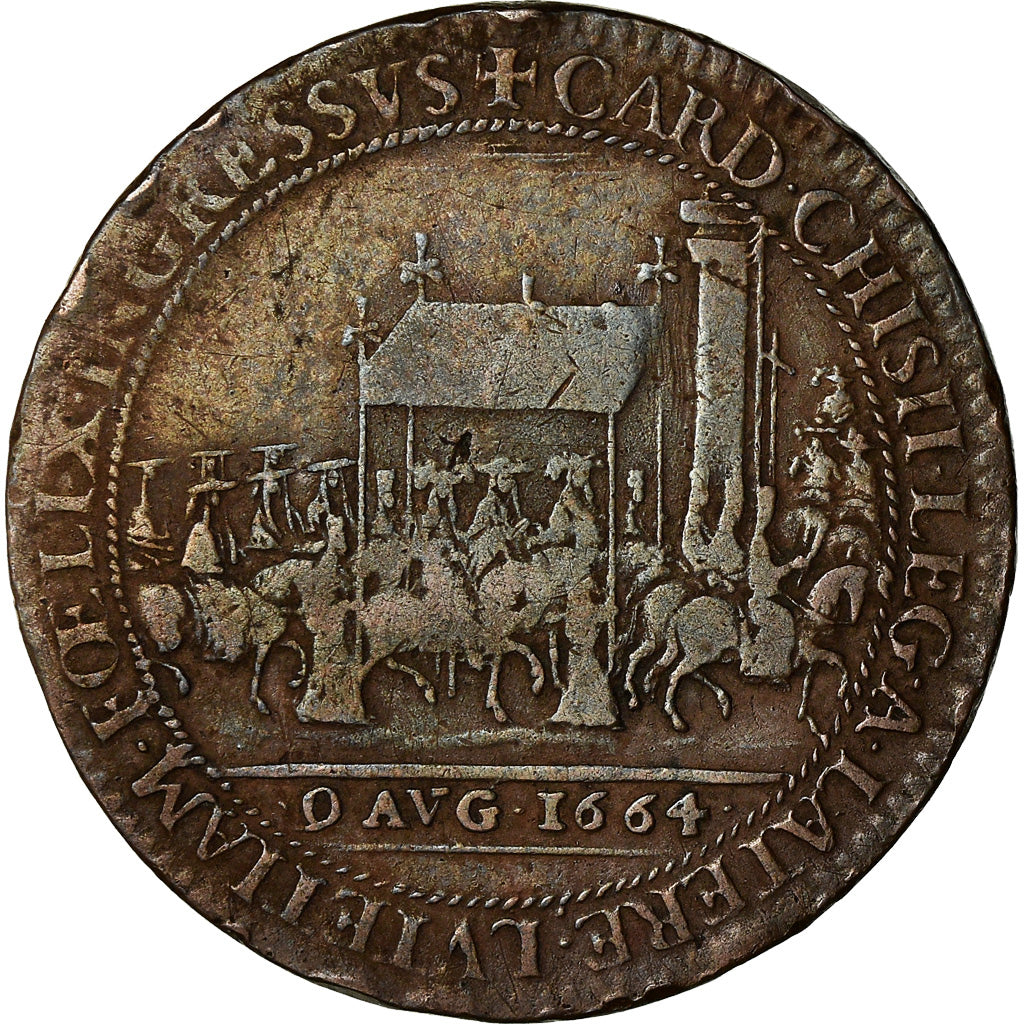 Frankrijk, Token, Louis XIV, Marie-Thérèse d'Autriche, Entrée du Légat à