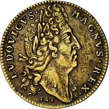 Francia, Token, Louis XIV, Bâtiments du roi, History, BB+, Ottone