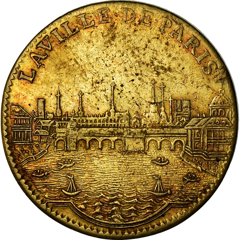 France, Token, Louis XIV, Administration Municipale de Paris, History