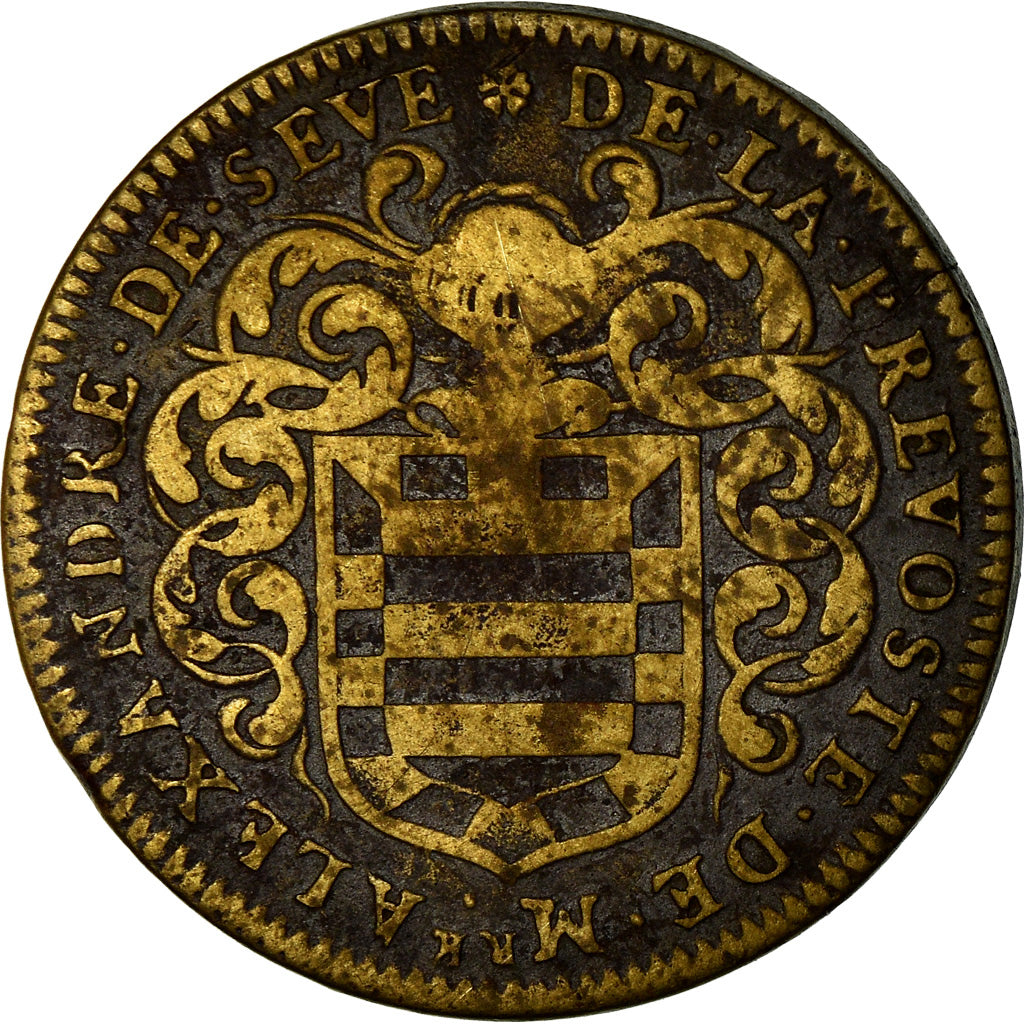 France, Jeton, Louis XIV, Echevinage Parisien, Alexandre de Sève, Prévost