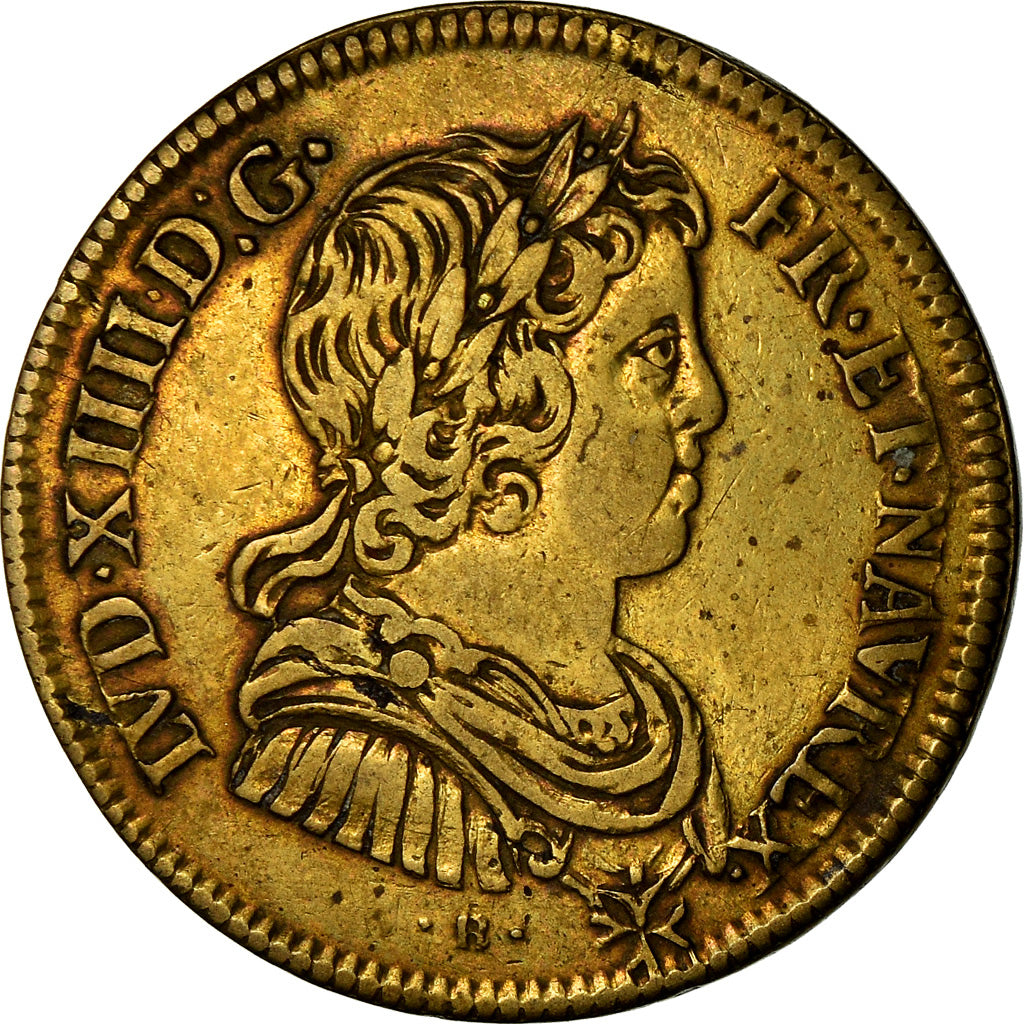 France, Token, Louis XIV, Conseil du Roi, History, EF(40-45), Brass