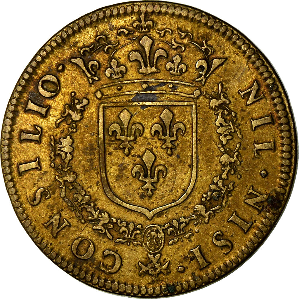 France, Token, Louis XIV, Conseil du Roi, History, EF(40-45), Brass