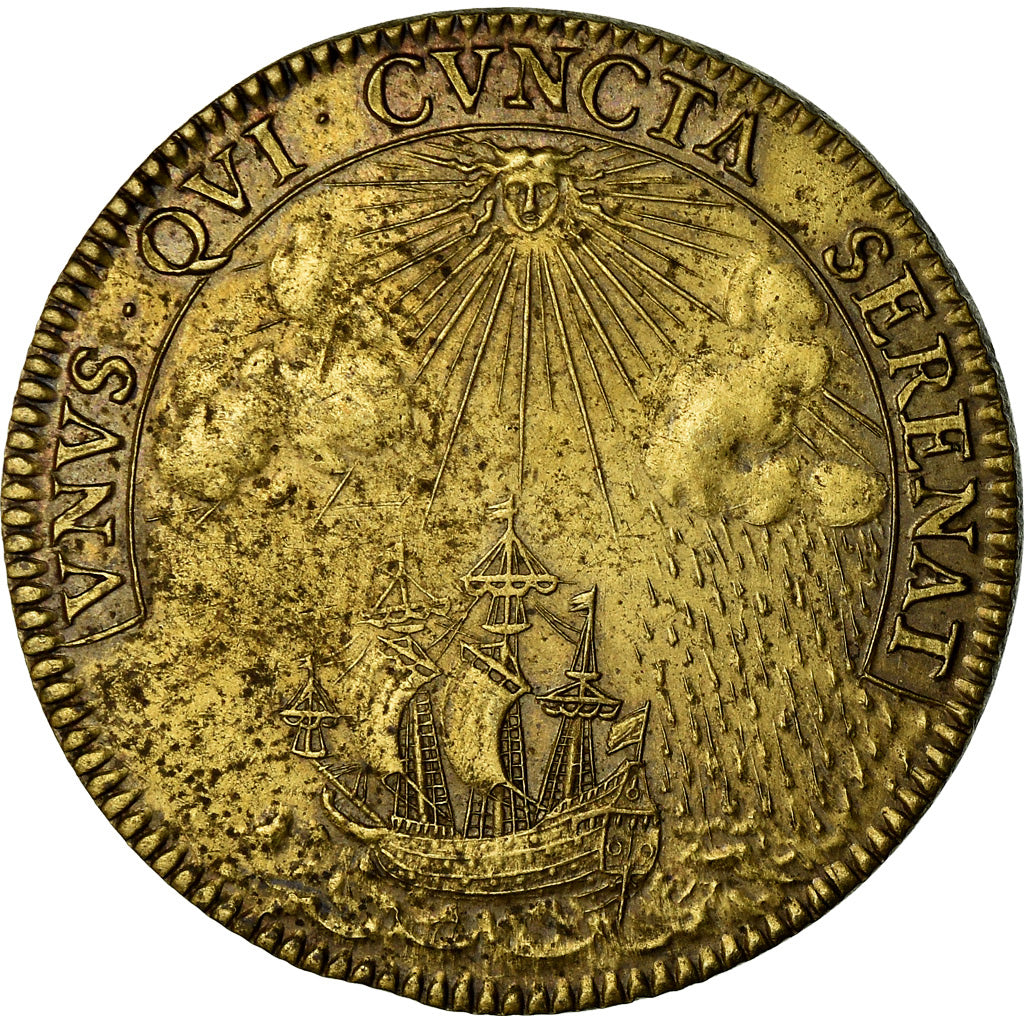 France, Token, Louis XIV, Villes et Noblesse , Nicolas de Bailleul, History