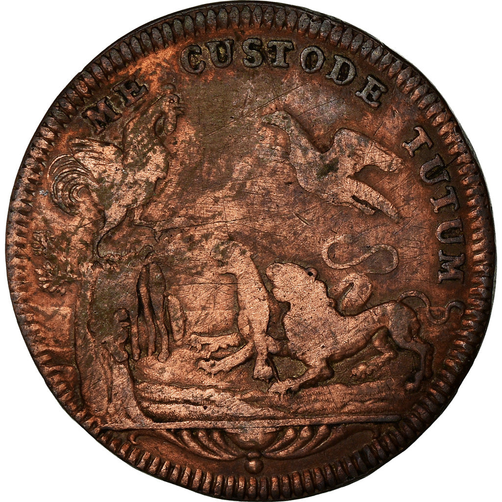 França, Token, Luís XIV, Allusion à la Succession d'Espagne, História, ND