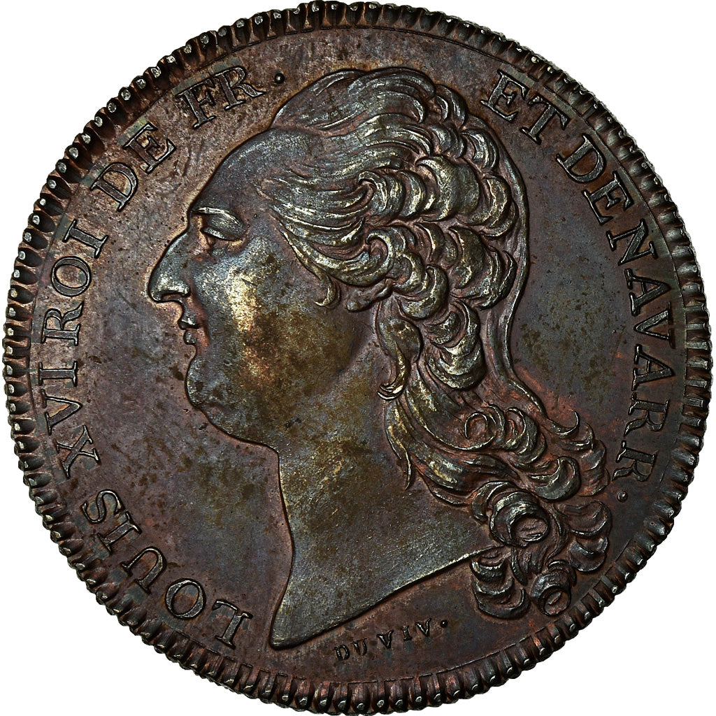 France, Jeton, Louis XVI, Jeton Posthume, Frappé sous Louis XVIII, History