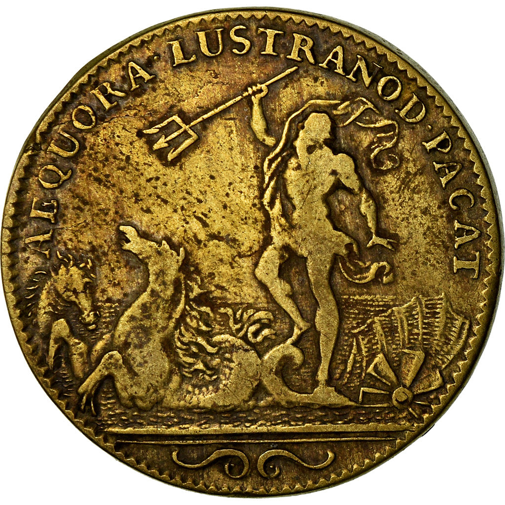 France, Jeton, Louis XIV, Galères Royales , Comptabilité de la Marine