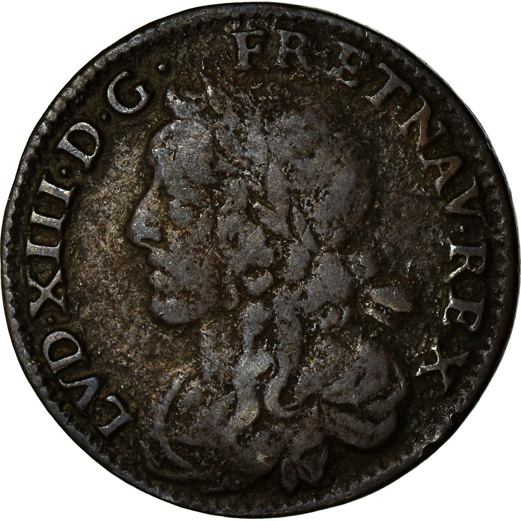 Frankreich, Token, Louis XIII, Conquête Mal Assurée, S, Kupfer
