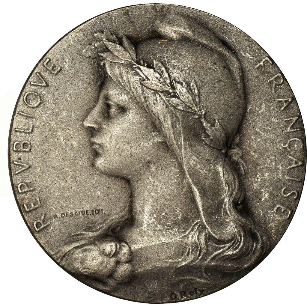 France, Médaille, Chambre de Commerce de l'Indre, Châteauroux, Roty, SUP