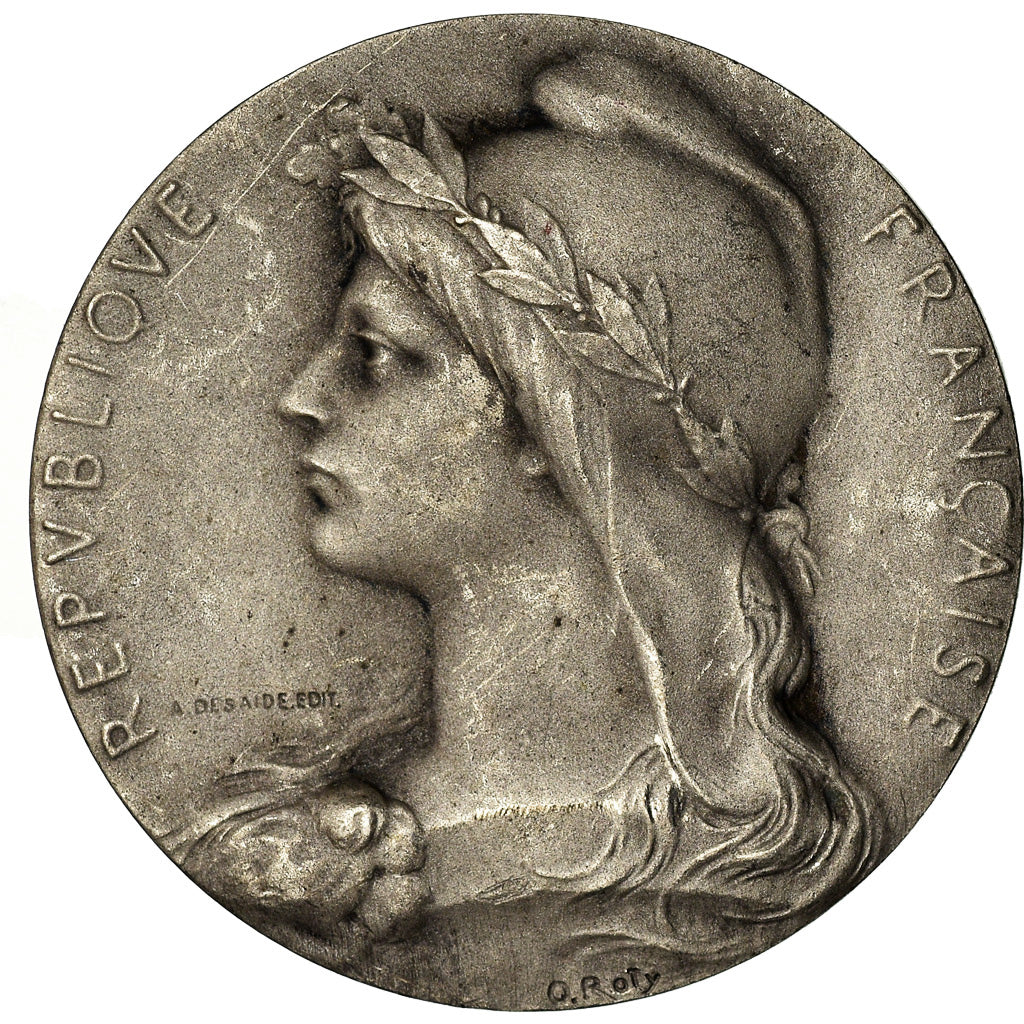 France, Medal, Chambre de Commerce de l'Indre, Châteauroux, Roty, AU(50-53)