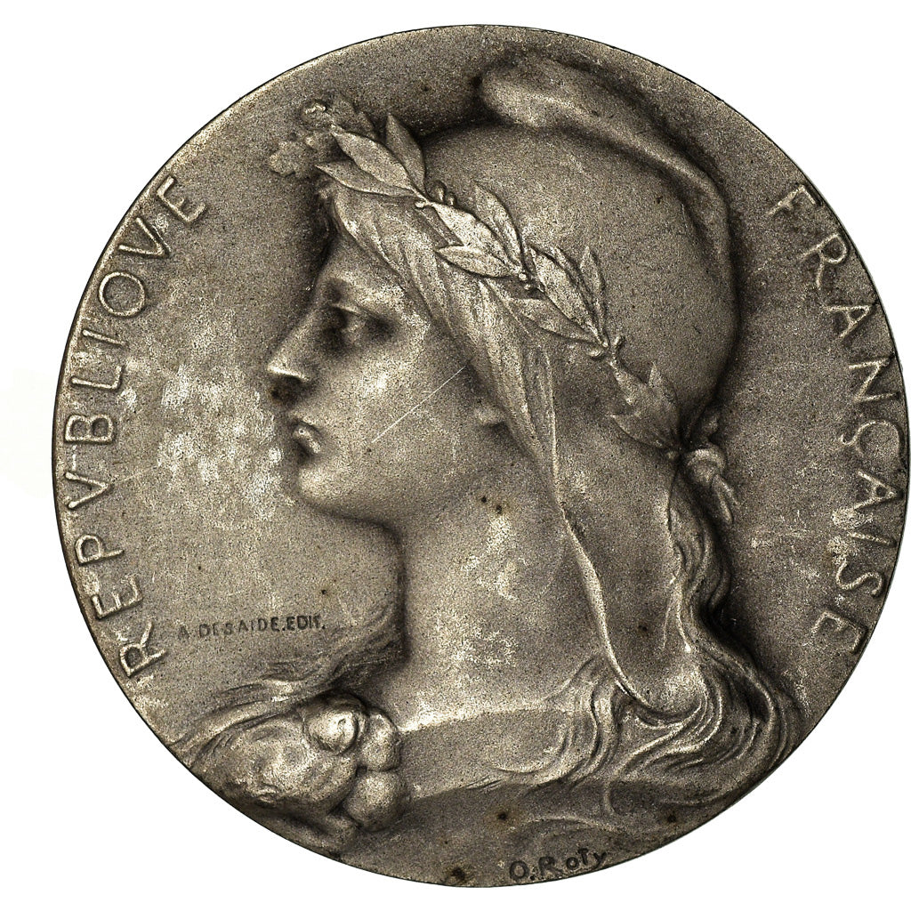France, Medal, Chambre de Commerce de l'Indre, Châteauroux, Roty, AU(50-53)