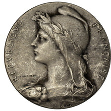 Francia, medaglia, Chambre de Commerce de l'Indre, Châteauroux, Roty, BB