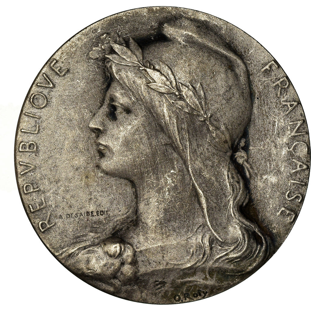 Francia, medaglia, Chambre de Commerce de l'Indre, Châteauroux, Roty, BB