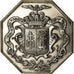 France, Token, Chambre de Commerce d'Elbeuf, 1862, MS(64), Silver