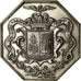 France, Token, Chambre de Commerce d'Elbeuf, 1862, MS(64), Silver