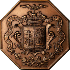 France, Token, Chambre de Commerce d'Elbeuf, 1862, MS(65-70), Bronze