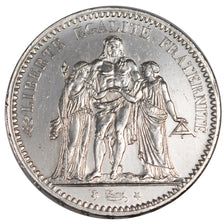 FRANCE, Hercule, 5 Francs, 1873, Paris, KM #820.1, AU(55-58), Silver, Gadoury...