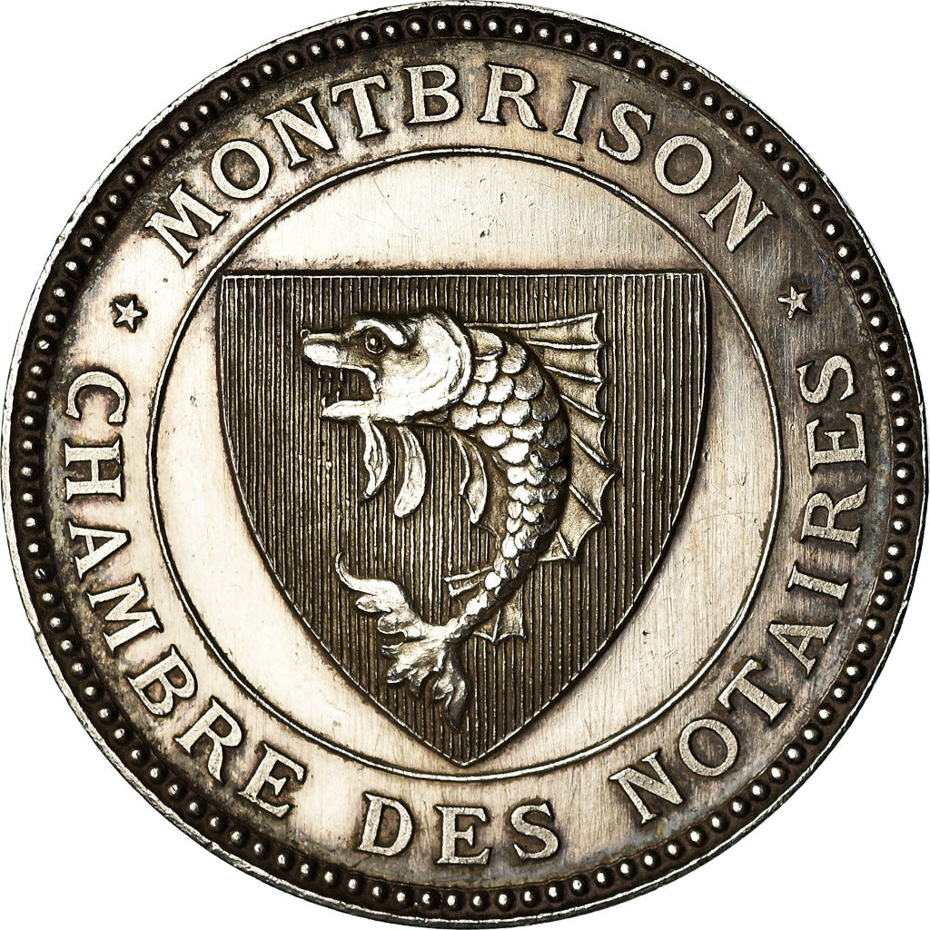Frankrijk, Token, Notaires de l'Arrondissement de Montbrison, 1876, UNC-