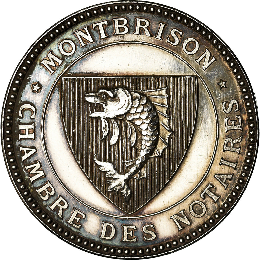 Frankrijk, Token, Notaires de l'Arrondissement de Montbrison, 1876, UNC-