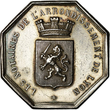 France, Jeton, Notaires de l'Arrondissement de Lyon, Charrasse, SUP, Argent