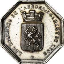 France, Jeton, Notaires de l'Arrondissement de Lyon, Charrasse, SUP, Argent
