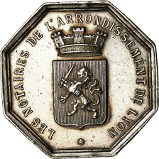 France, Jeton, Notaires de l'Arrondissement de Lyon, Charrasse, SUP, Argent