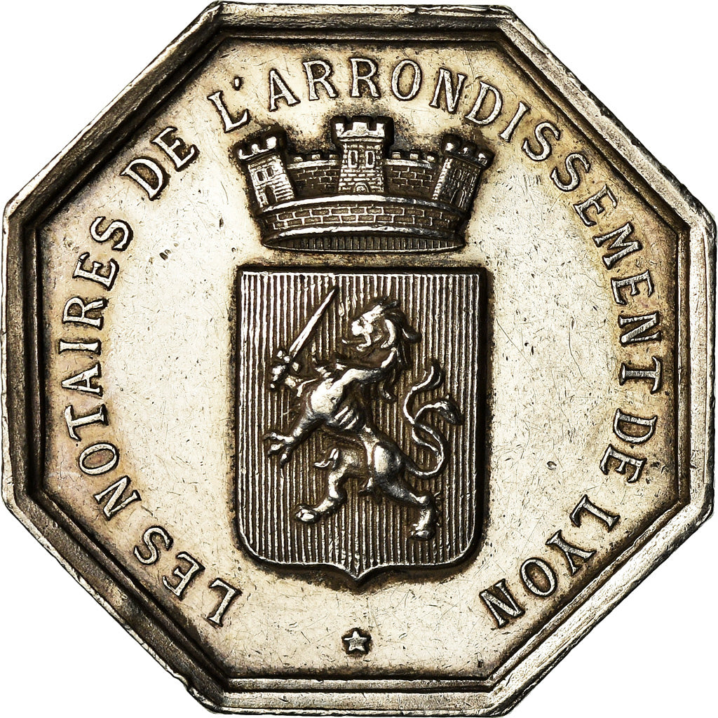 France, Token, Notaires de l'Arrondissement de Lyon, Charrasse, AU(55-58)