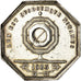 France, Token, Notaires de l'Arrondissement de Lyon, 1883, Schaller, AU(55-58)