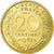 Moneta, Francja, 20 Centimes, 1962, MS(60-62), Aluminium-Brąz, Gadoury:332