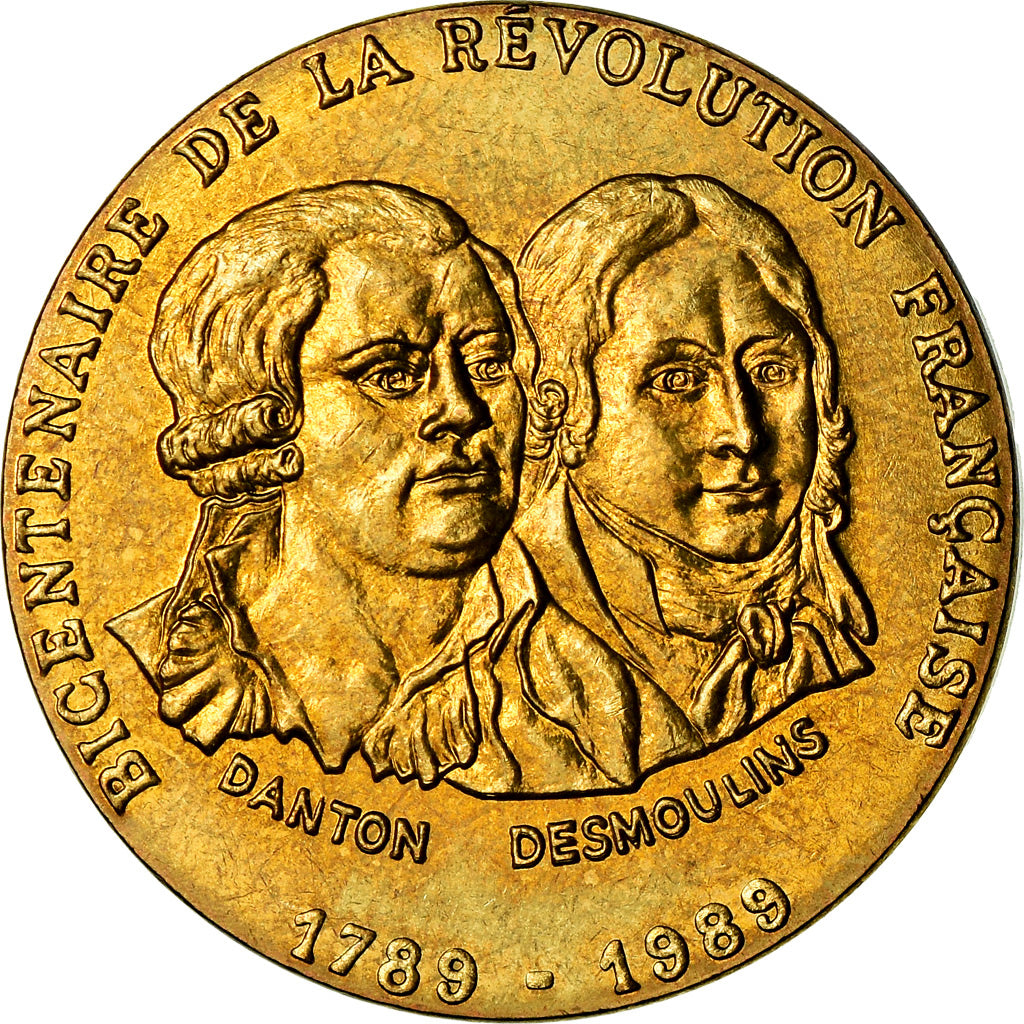 France, Médaille, Révolution Française, Danton-Desmoulin, MDP, SPL, Copper
