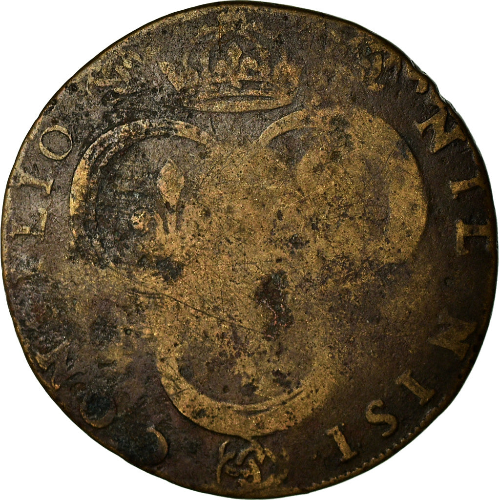 France, Token, Henri II, History, 1554, VG(8-10), Copper