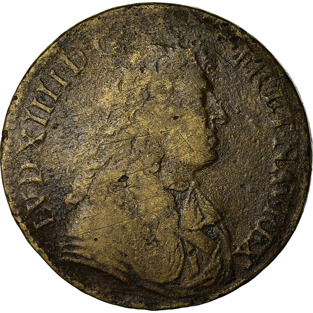 Francia, Token, Louis XIV Le Grand, History, BC, Cobre