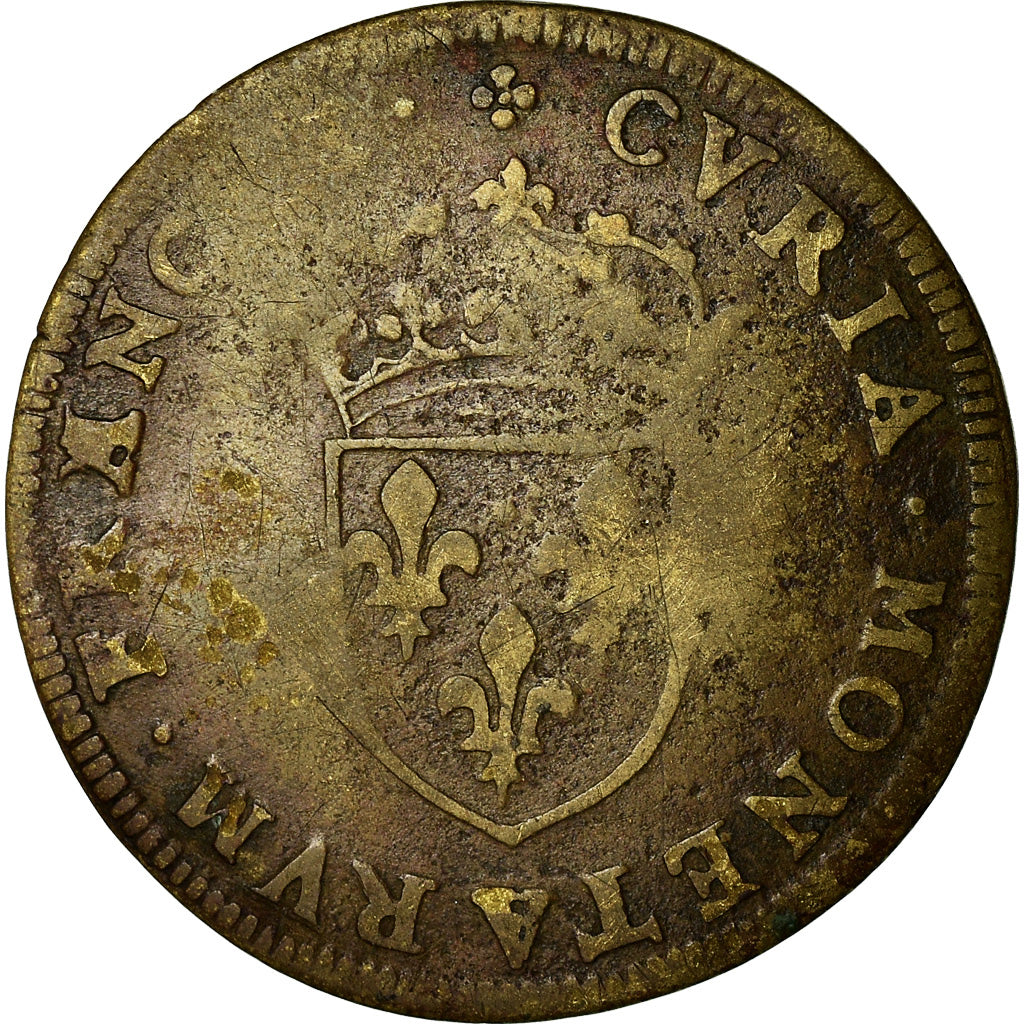 France, Token, Chambre des Monnaies, History, VG(8-10), Brass