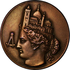 France, Medal, Société Centrale des Architectes, 1946, Oudiné, AU(55-58)