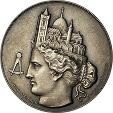 Frankrijk, Medaille, Souvenir du Bal des Architectes, 1898, Oudiné, PR, Zilver