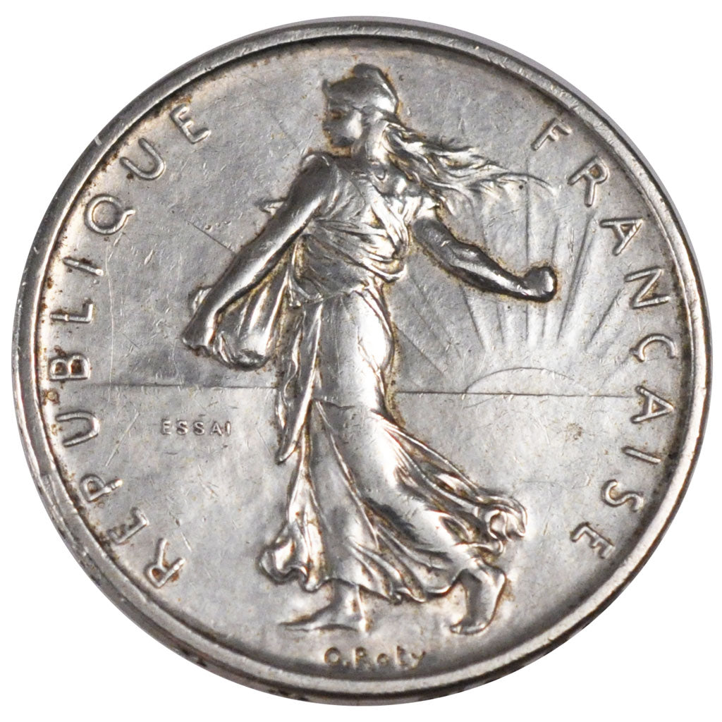 FRANCE, 5 Francs, 1959, AU(55-58), Silver, Gadoury #770, 12.01