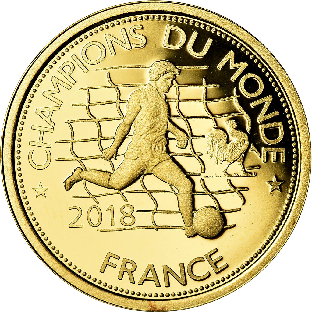 France, Medal, Fifa, Français Champions du Monde en Russie, 2018, MS(65-70)