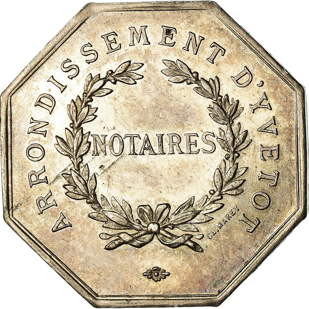 Francja, Token, Notaires de l'Arrondissement d'Yvetot, Undated, AU(55-58)