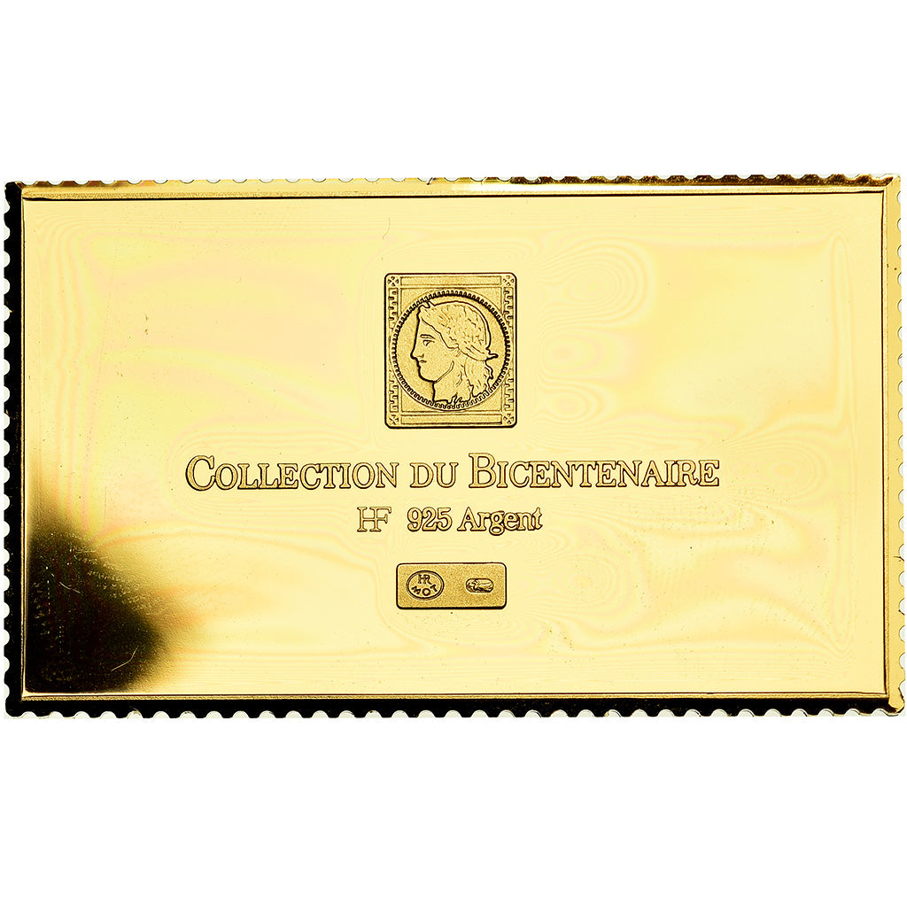 Frankrijk, Medaille, Timbre, Libération de Strasbourg, 2ème D.B, FDC, Vermeil