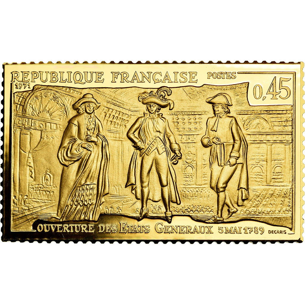 Francia, medaglia, Timbre, Révolution, Ouverture des Etats Généraux, FDC