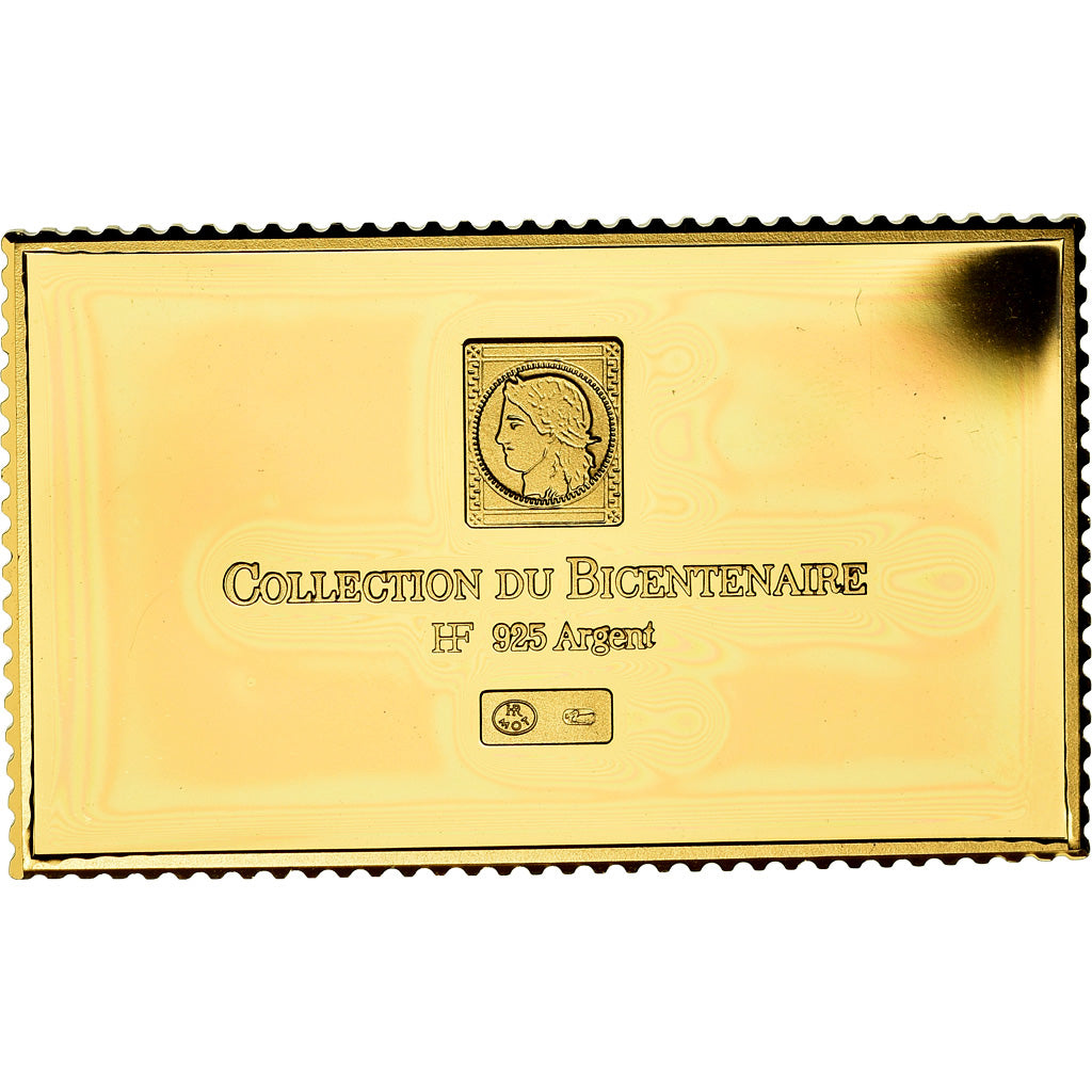 France, Medal, Timbre, Bicentenaire de la Révolution Française, MS(65-70)