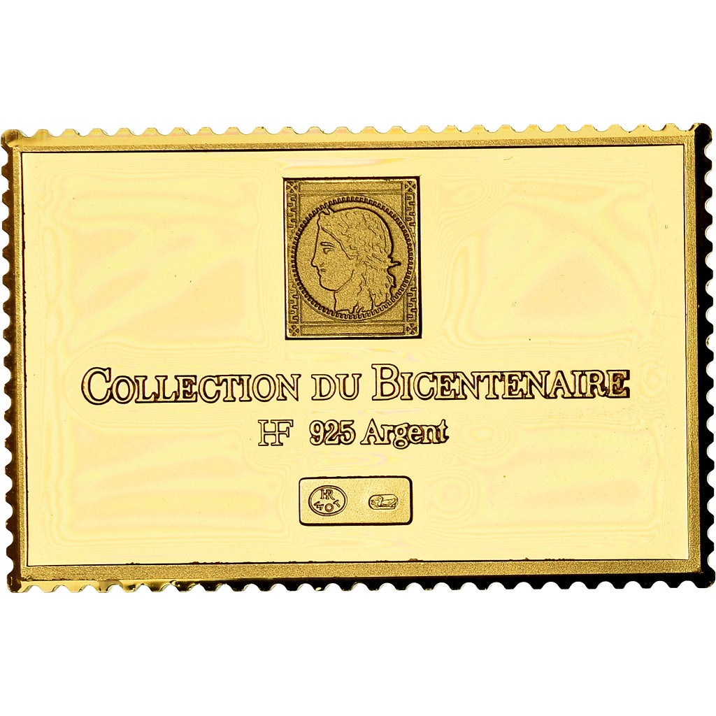 France, Médaille, Timbre, Bicentenaire, Révolution, Serment du Jeu de Paume